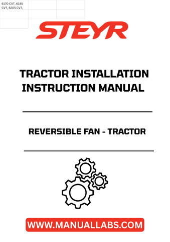 Introducing the STEYR Reversible Fan, designed specifically for seamless tractor installation. This high-performance fan enhances your tractor's cooling efficiency, ensuring optimal engine performance even in the most demanding conditions. With its robust construction, it promises durability and reliability for all your agricultural needs.