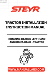Introducing the STEYR Rotating Beacon, designed for both left-hand and right-hand tractor installations. This high-visibility beacon ensures that your tractor stands out in any environment, enhancing safety during operation. With its robust construction, it is built to withstand the rigors of agricultural work while providing reliable performance.