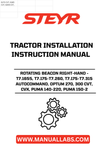 Enhance your tractor's visibility and safety with the STEYR Rotating Beacon, designed specifically for models T7.165S, T7.175-T7.260, T7.175-T7.315 Autocommand, Optum 270, 300 CVT, CVX, and Puma 140-220, Puma 150-2. This high-quality beacon ensures that you are seen in any working environment, providing peace of mind while you operate your machinery.