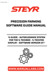 Introducing the STEYR S-Guide, the ultimate autoguidance system designed specifically for the S-Tech600 and S-Tech700 displays. This advanced software version 27.* enhances your precision farming capabilities, ensuring optimal performance and efficiency in your agricultural operations.