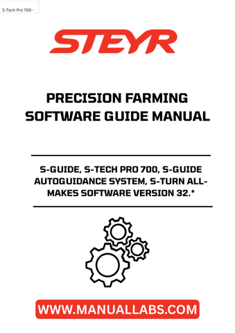 Experience unparalleled precision in your farming operations with the STEYR S-GUIDE Autoguidance System. Designed to seamlessly integrate with the S-TECH PRO 700, this advanced system ensures that every pass is accurate, reducing overlap and saving you time and resources. With the latest S-TURN All-Makes Software Version 32, you can easily navigate and manage your fields with confidence.