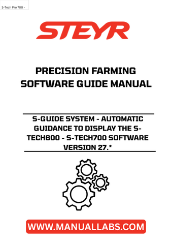 Introducing the STEYR S-Guide System, your ultimate solution for precision farming. Designed to seamlessly integrate with the S-Tech600 and S-Tech700 software versions 27.*, this advanced automatic guidance system enhances your farming efficiency by providing accurate navigation and control. Say goodbye to guesswork and hello to precision with this cutting-edge technology.