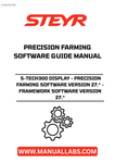 Introducing the STEYR S-TECH300 Display, your ultimate solution for precision farming. This advanced software, now available in version 27.*, is designed to enhance your agricultural operations by providing real-time data and insights. With its user-friendly interface, you can easily monitor and manage your farming activities, ensuring optimal productivity and efficiency.