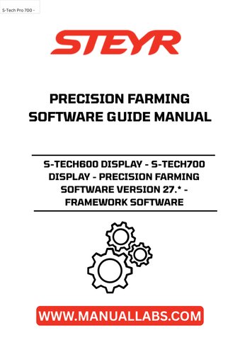 Experience the future of precision farming with the STEYR S-TECH600 and S-TECH700 Displays, now enhanced with the latest Precision Farming Software Version 27.*. These advanced displays are designed to provide farmers with real-time data and insights, ensuring optimal performance and efficiency in every field operation.