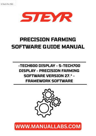 Experience the future of precision farming with the STEYR S-TECH600 and S-TECH700 Displays, now enhanced with the latest Precision Farming Software Version 27.*. These advanced displays are designed to provide farmers with real-time data and insights, ensuring optimal performance and efficiency in every operation.