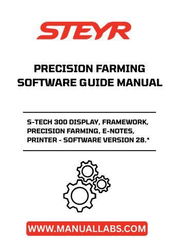 Introducing the STEYR S-TECH 300 Display, the ultimate solution for precision farming. This advanced framework integrates cutting-edge technology to enhance your agricultural operations, providing real-time data and insights that empower you to make informed decisions. With software version 28.*, you can expect seamless performance and enhanced functionality tailored to meet the demands of modern farming.