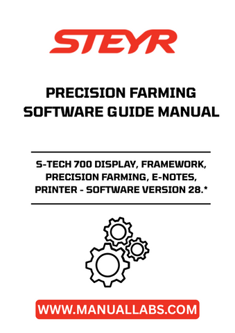 Introducing the STEYR S-TECH 300 Display, the ultimate solution for precision farming. This advanced framework integrates cutting-edge technology to enhance your agricultural operations, providing real-time data and insights that empower you to make informed decisions. With software version 28.*, you can expect seamless performance and enhanced features tailored for modern farming needs.