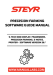 Introducing the STEYR S-TECH 300 Display, a cutting-edge framework designed for precision farming. This advanced display system integrates seamlessly with your agricultural equipment, providing real-time data and insights to enhance your farming efficiency. With software version 28.*, you can expect a user-friendly interface that simplifies complex farming tasks, allowing you to focus on what matters most—your crops.
