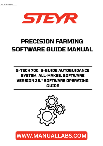 Introducing the STEYR S-TECH 700 S-GUIDE Autoguidance System, designed for precision farming enthusiasts who demand efficiency and accuracy. This all-makes compatible system features the latest software version 28.*, ensuring seamless integration with your existing equipment. Experience enhanced productivity as you navigate your fields with pinpoint precision, reducing overlap and saving valuable resources.