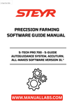 Experience unparalleled precision in your farming operations with the STEYR S-TECH PRO 700 S-GUIDE Autoguidance System. Designed for efficiency, this advanced system integrates seamlessly with your equipment, ensuring accurate navigation and reduced overlap, which translates to significant savings in time and resources.