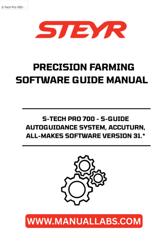 Experience unparalleled precision in your farming operations with the STEYR S-TECH PRO 700 S-GUIDE Autoguidance System. Designed for efficiency, this advanced system integrates seamlessly with your equipment, ensuring accurate navigation and reduced overlap, which translates to significant savings in time and resources.