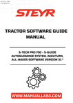 Experience precision farming like never before with the STEYR S-TECH PRO 700 S-GUIDE Autoguidance System. Designed for efficiency, this advanced system ensures your tractor operates with unparalleled accuracy, reducing overlap and saving you time and resources. The intuitive interface allows for seamless navigation, making it easier than ever to manage your agricultural tasks.