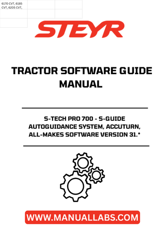 Introducing the STEYR S-TECH PRO 700 S-GUIDE Autoguidance System, designed to elevate your farming efficiency to new heights. This advanced system features AccuTurn technology, ensuring precise turns and optimal field coverage, reducing overlap and saving you valuable time and resources. With the all-makes software version 31.*, you can seamlessly integrate this system into your existing equipment, making it a versatile choice for any operation.