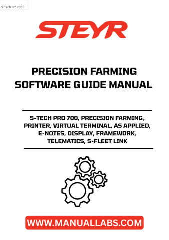 Introducing the STEYR S-TECH PRO 700, the ultimate solution for precision farming. This advanced virtual terminal seamlessly integrates with your agricultural machinery, providing real-time data and insights to enhance your farming operations. With its user-friendly display and robust framework, managing your farm has never been easier.