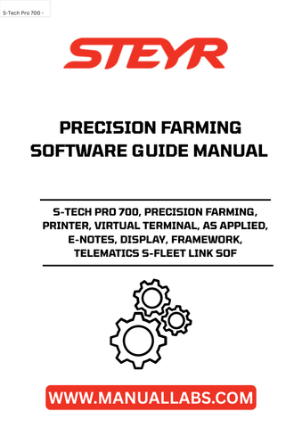 Introducing the STEYR S-TECH PRO 700, your ultimate solution for precision farming. This advanced virtual terminal is designed to enhance your agricultural operations with its intuitive display and user-friendly interface. With features like E-Notes and a comprehensive framework, managing your farming tasks has never been easier or more efficient.