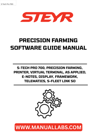 ntroducing the STEYR S-TECH PRO 700, your ultimate solution for precision farming. This advanced virtual terminal is designed to enhance your agricultural operations with its intuitive display and user-friendly interface. With features like e-notes and a comprehensive framework, managing your farm has never been easier.