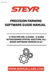 Experience unparalleled precision in your farming operations with the STEYR S-TECH PRO 700 S-GUIDE Autoguidance System. Designed for efficiency, this advanced system ensures accurate navigation and reduced overlap, allowing you to maximize productivity while minimizing input costs.