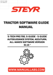 Introducing the STEYR S-TECH PRO 700 with S-GUIDE Autoguidance System, designed to elevate your farming efficiency to new heights. This advanced system integrates seamlessly with your tractor, providing precise guidance and reducing overlap, ensuring optimal field coverage and fuel savings. With the latest All-Makes Software Version 31.12.*, you can trust that your equipment is equipped with cutting-edge technology for superior performance.