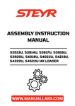 Discover the essential STEYR MX Loader Assembly Instruction Manual, designed specifically for models S3513U, S3814U, S3817U, S3916U, S3920U, S4018U, S4022U, S4219U, S4222U, and S4522U. This comprehensive guide ensures that you have all the necessary information to assemble your loader efficiently and effectively, minimizing downtime and maximizing productivity