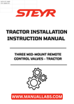Enhance your tractor's functionality with the STEYR Three Mid-Mount Remote Control Valves. Designed for seamless integration, these valves provide precise control over various attachments, making your agricultural tasks more efficient and effective. Whether you're plowing, lifting, or hauling, these valves ensure optimal performance.