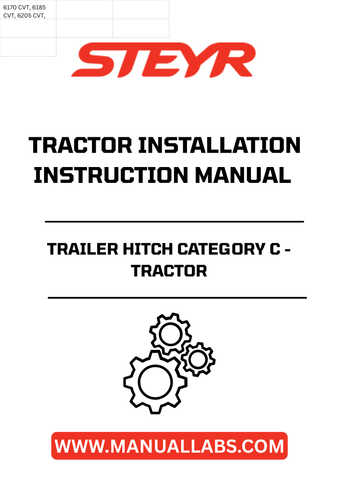 Enhance your STEYR tractor's versatility with the STEYR Trailer Hitch Category C. Designed for seamless installation, this robust hitch allows you to effortlessly connect various trailers, making it an essential addition for any agricultural or heavy-duty task.
