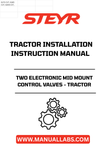 Introducing the STEYR Two Electronic Mid Mount Control Valves, designed specifically for seamless tractor installation. This essential component enhances your tractor's functionality, providing precise control over hydraulic systems for improved performance in various agricultural tasks.