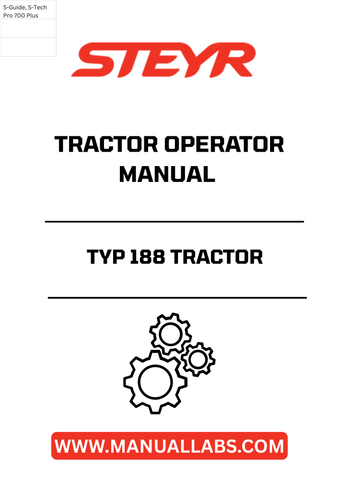 Discover the essential STEYR Typ 188 Tractor Operator Manual, designed specifically for the efficient operation and maintenance of your tractor. This comprehensive guide provides detailed instructions, ensuring you can maximize the performance and longevity of your equipment.