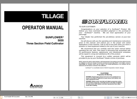 Discover the ultimate resource for your agricultural needs with the SUNFLOWER EU EURO AGRICULTURAL FULL 01.2020 PDF DVD Workshop Service Manuals. This comprehensive collection is designed to provide you with detailed insights and technical guidance for optimal equipment performance. Whether you're a seasoned professional or a dedicated hobbyist, this manual is an essential tool for maintaining and troubleshooting your agricultural machinery.