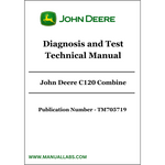 John Deere C120 Combine Diagnosis and Test Technical Manual TM705719 - PDF File Download