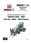 TEREX GIROLIFT Telehandler 3514-3518, 3714SX, 5022, 4010 Workshop Service Repair Manual Instant Download