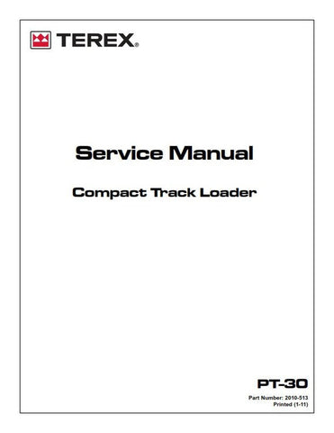 TEREX PT-30 COMPACT TRACK Loader Workshop Service Repair Manual Instant Download