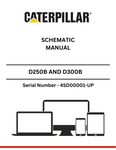 Discover essential cat supplements for D250B and D300B models. Access the 33Z-5523 modification schematic manual for serial numbers 4SD00001 and up.