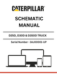 Discover essential CAT supplements for D25D, D30D, and D350D trucks. Access the 3Z-5523 modifications schematic manual for models 3AJ00001 and up.