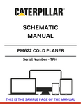 Discover the CAT PM622 Cold Planer Schematic Manual for S/N - TPH. Access detailed diagrams and specifications to enhance your equipment's performance.