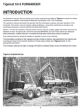 TIGERCAT 1018 FORWARDER SERVICE MANUAL