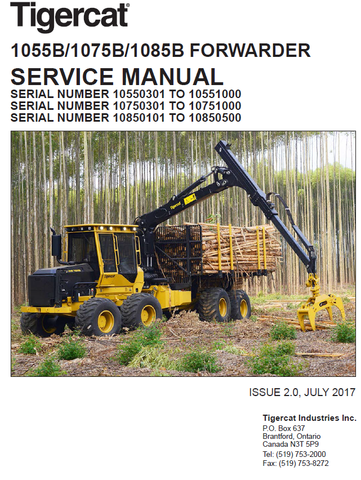 TIGERCAT 1055B FORWARDER REPAIR MANUAL