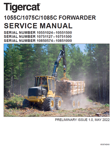 TIGERCAT 1055C REPAIR MANUAL