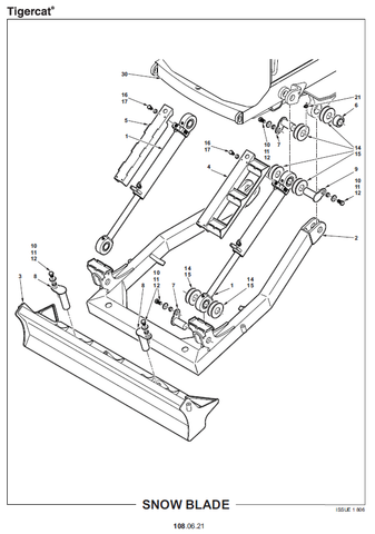 TIGERCAT 1055 FORWARDER PARTS MANUAL