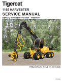 TIGERCAT 1165 HARVESTER MANUAL