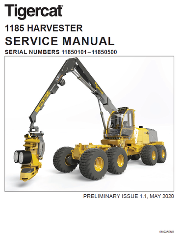 TIGERCAT 1185 REPAIR MANUAL