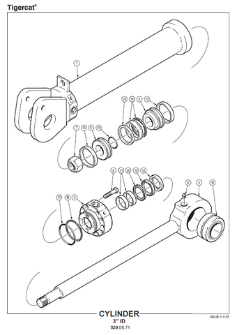 TIGERCAT 610 SKIDDER PARTS MANUAL