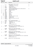 TIGERCAT 615E PARTS CATALOGUE MANUAL