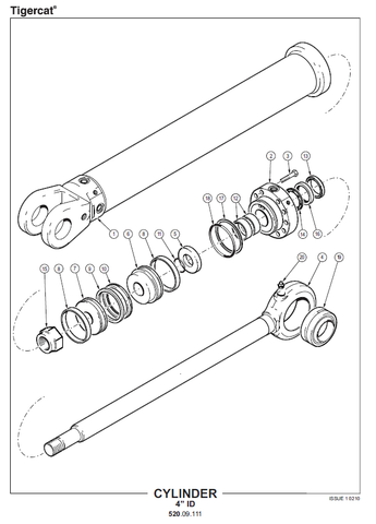 TIGERCAT 620E SKIDDER PARTS MANUAL