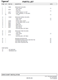 TIGERCAT 620 PARTS CATALOGUE MANUAL