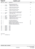 TIGERCAT 635E PARTS CATALOGUE MANUAL