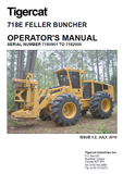 TIGERCAT 718E FELLER BUNCHER MANUAL