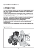 TIGERCAT 718 FELLER OPERATOR MANUAL