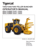 TIGERCAT 720G FELLER BUNCHER MANUAL