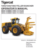 TIGERCAT 720G FELLER BUNCHER MANUAL