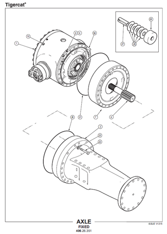 TIGERCAT 720G FELLER BUNCHER PARTS CATALOGUE MANUAL (7205601 - 7207500) - PDF FILE DOWNLOAD